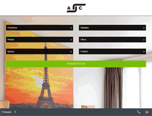 Tablet Screenshot of hotelalyss.fr